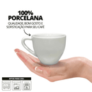 Jogo de Xícaras Porcelana Elegance 75mL