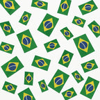 Kit 50 Bandeirinhas do Brasil | Decoração Copa do Mundo, Festas e Comemorações Patrióticas