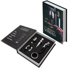 Kit Acessórios BlackBook Wine Set | 5 Peças Essenciais para Degustar Vinho com Estilo e Elegância