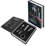 Kit Acessórios BlackBook Wine Set | 5 Peças Essenciais para Degustar Vinho com Estilo e Elegância