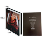 Kit Acessórios BlackBook Wine Set | 5 Peças Essenciais para Degustar Vinho com Estilo e Elegância