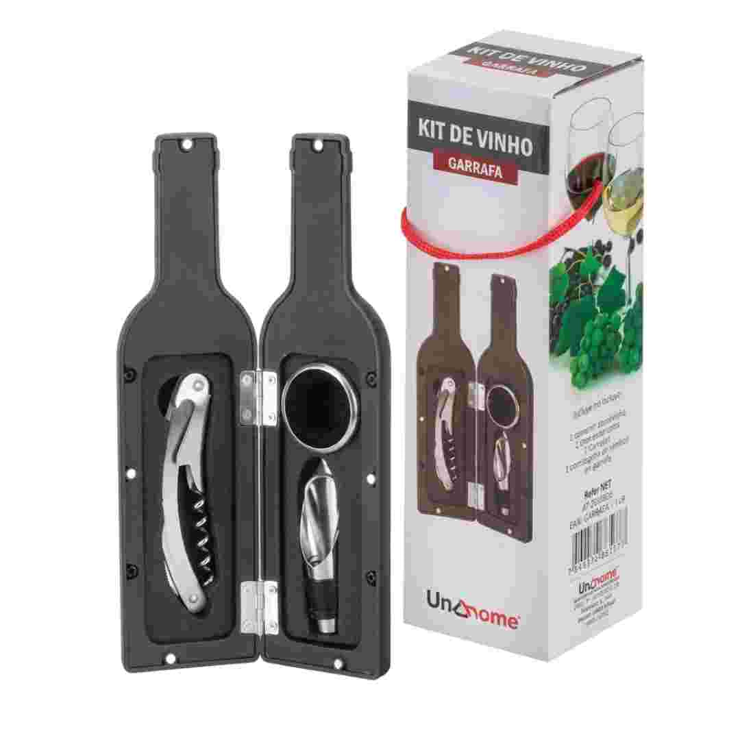 Kit Acessórios VinhoFest 3 em 1 | Saboreie Cada Taça com Praticidade e Elegância