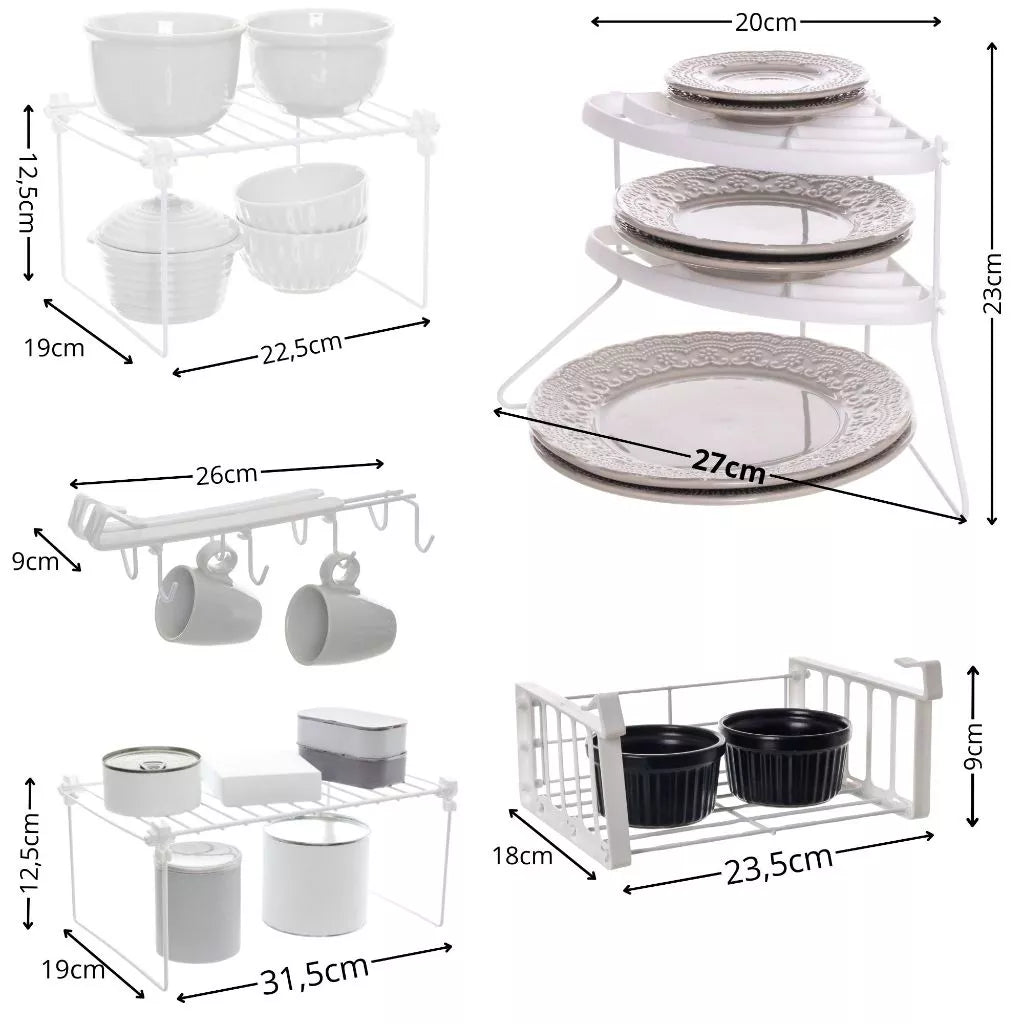 Kit Armário ChefClean 5x1 | Otimização Vertical e Adeus à Bagunça