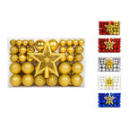 Kit Bolas Natal Premium Luxo | Decoração Completa com Variedade e Brilho