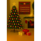 Kit Bolas Natalinas CharmeFlex | O Segredo para uma Árvore Volumosa e Completa | Ganhe um Brinde exclusivo