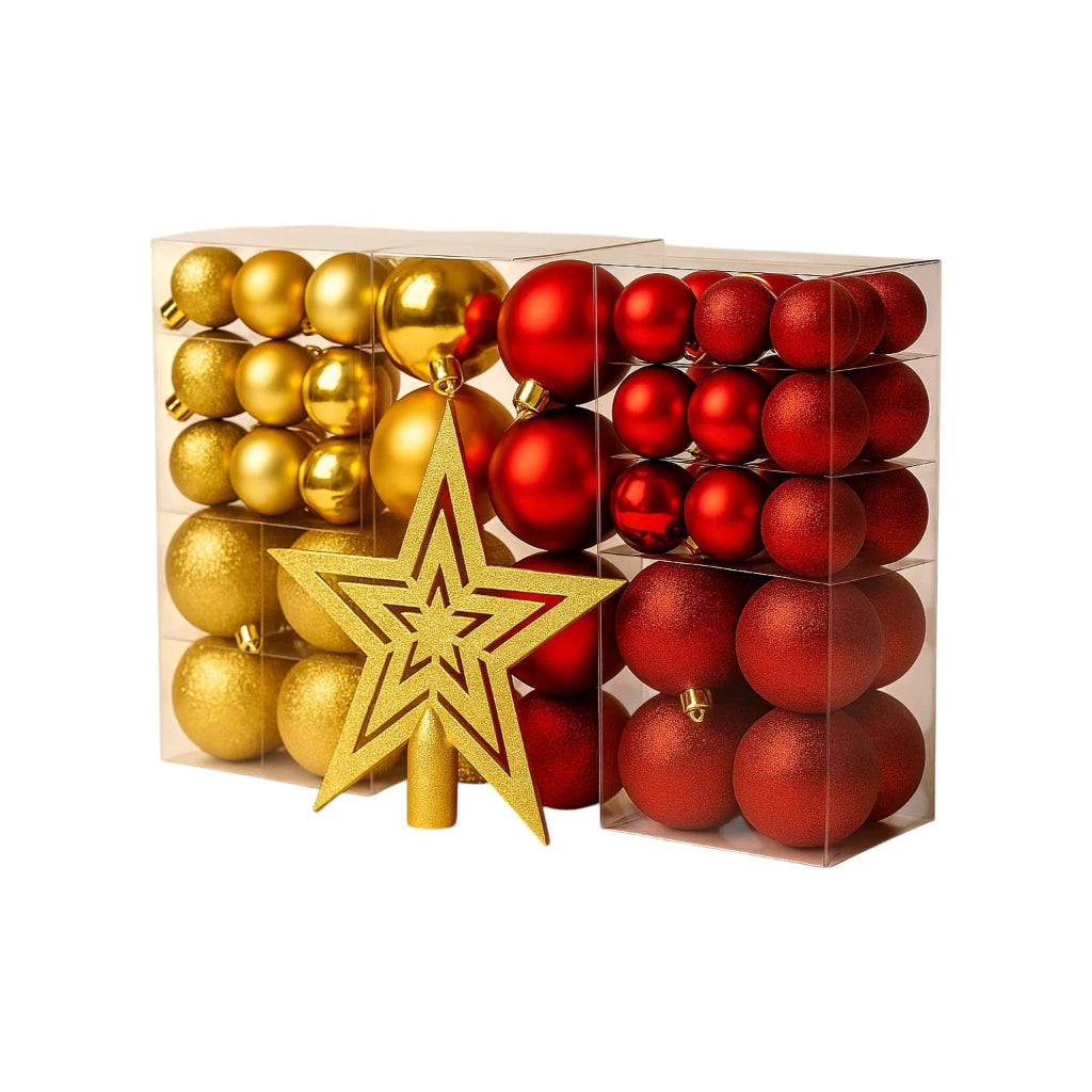 Kit Bolas Natalinas CharmeFlex | O Segredo para uma Árvore Volumosa e Completa | Ganhe um Brinde exclusivo