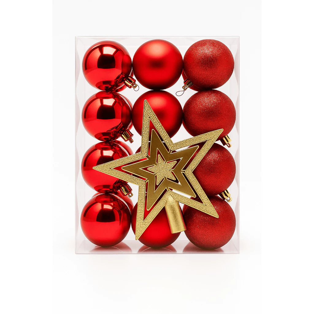 Kit Bolas Natalinas CharmeFlex | O Segredo para uma Árvore Volumosa e Completa | Ganhe um Brinde exclusivo