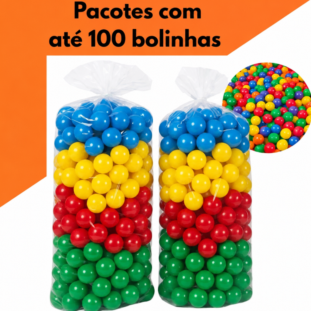 Kit Bolinhas Coloridas para Piscina | Material Premium, Resistente e Atóxico
