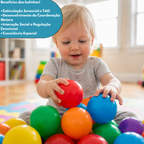 Kit Bolinhas Coloridas para Piscina | Material Premium, Resistente e Atóxico