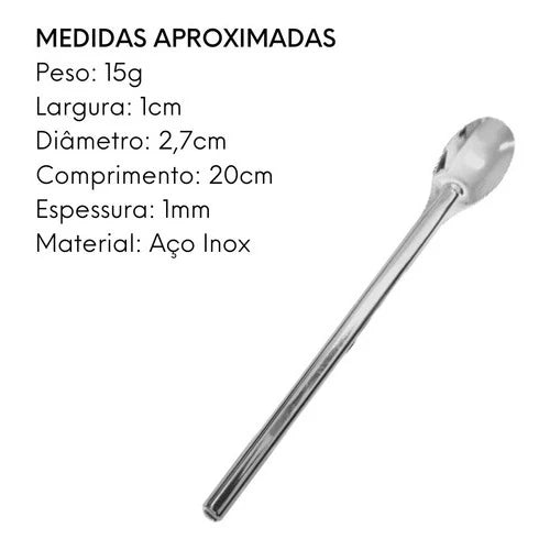 Kit Caipirinha Profissional Master Inox | 5 Peças com Coqueteleira 500ml