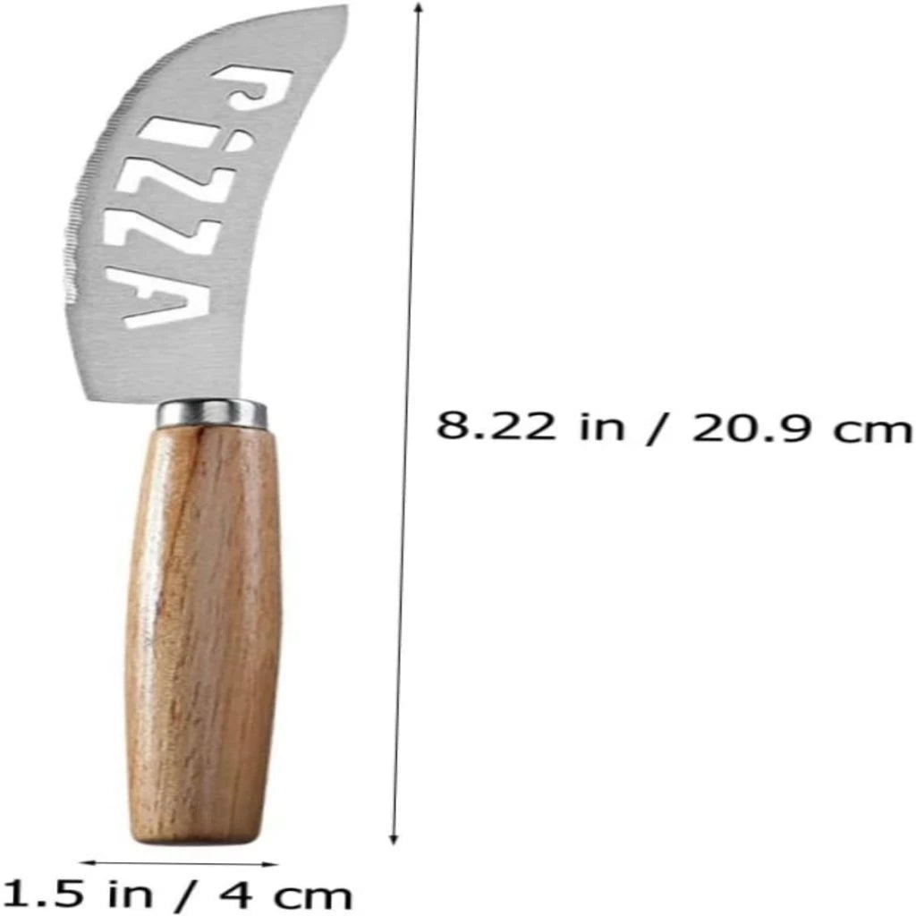 Kit Chef Pizza | Corte Preciso em Inox e Cabo de Madeira Clássico