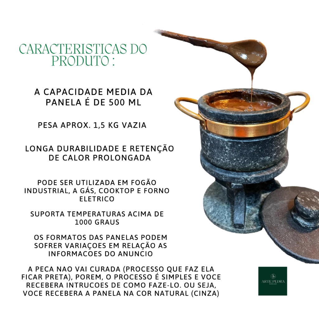 Kit Fondue Pedra Gourmet | Jantares Sofisticados com Peças Artesanais