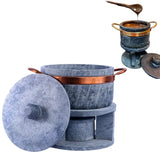 Kit Fondue Pedra Gourmet | Jantares Sofisticados com Peças Artesanais