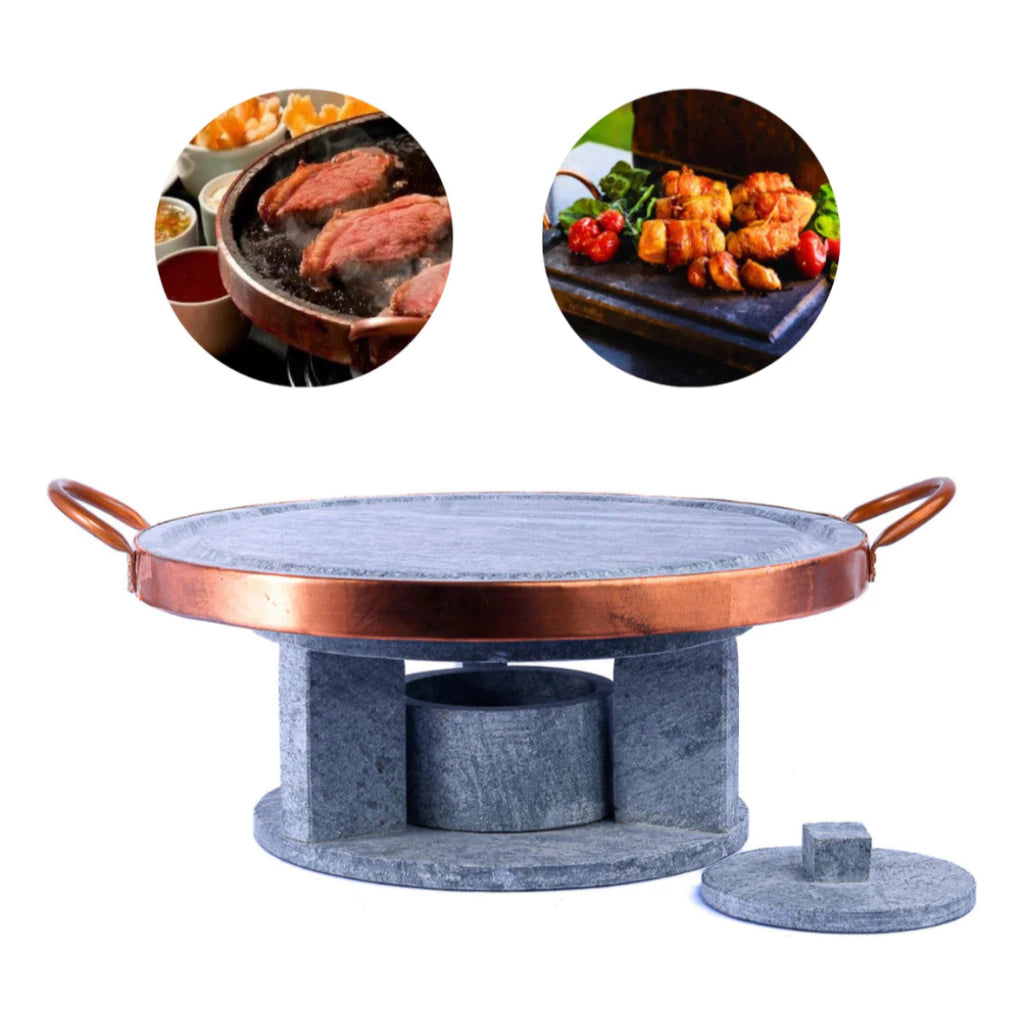 Kit Fondue Pedra Gourmet | Jantares Sofisticados com Peças Artesanais