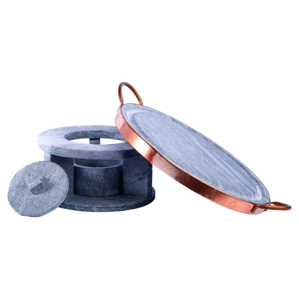 Kit Fondue Pedra Gourmet | Jantares Sofisticados com Peças Artesanais