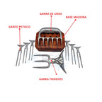 Kit Garra e Tridente Essencial | O Arsenal Completo para o Mestre Churrasqueiro