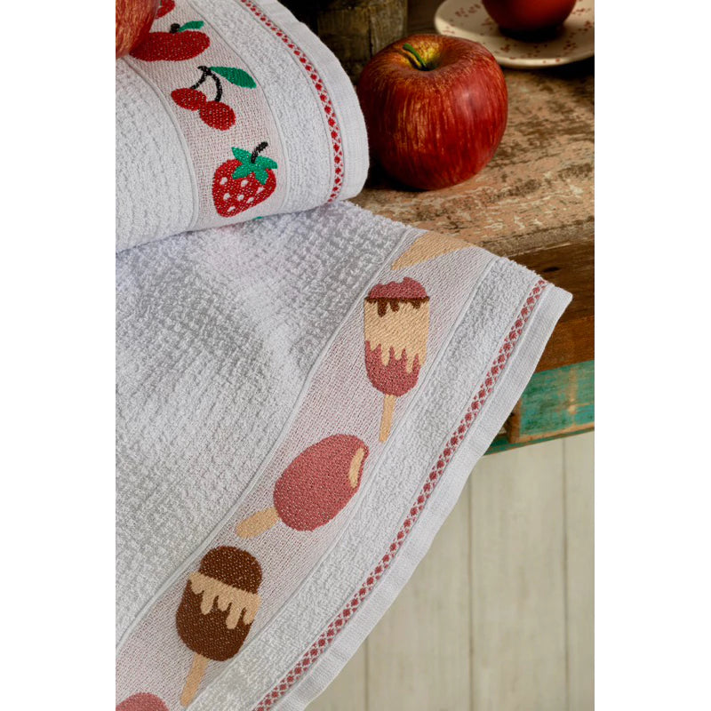 Kit Pano de Copa Festivo | Decoração Natalina e Alta Absorção | Kit 3 Unidades