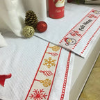 Kit Pano de Copa Festivo | Decoração Natalina e Alta Absorção | Kit 3 Unidades