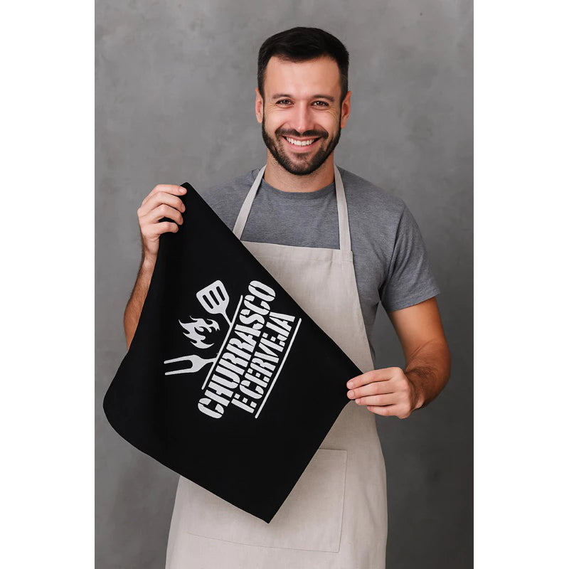 Kit Panos de Copa Master Black | Design Moderno e Prático para o Seu Churrasco