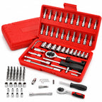 Kit Parafusadeira BuildMaster 25V | Potência Profissional com Maleta Completa e Jogo de Soquetes 46 Peças