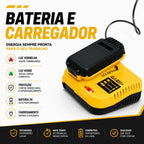 Kit Parafusadeira BuildMaster 25V | Potência Profissional com Maleta Completa e Jogo de Soquetes 46 Peças