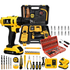 Kit Parafusadeira BuildMaster 25V | Potência Profissional com Maleta Completa e Jogo de Soquetes 46 Peças