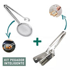Kit Pegador Gourmet ChefDuo | Segurança e Praticidade na Fritura e no Churrasco