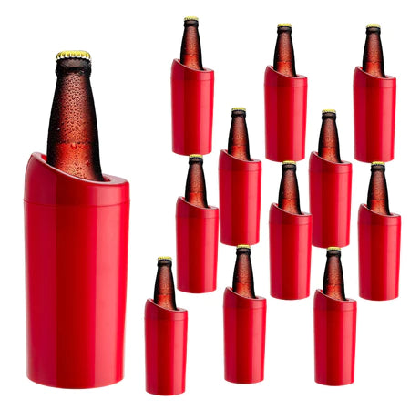 Kit Porta Garrafa FrostBeer 600ml 12pçs | Conserve sua Cerveja Gelada com Praticidade e Estilo em Todo Momento
