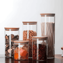 Kit Potes Herméticos Bambu Elegance