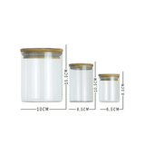 Kit Potes Herméticos Bambu Elegance