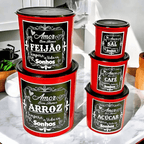 Kit Potes KitchenCharm 5 Peças