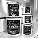 Kit Potes KitchenCharm 5 Peças