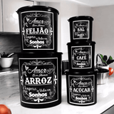 Kit Potes KitchenCharm 5 Peças