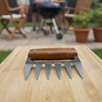 Kit Presente Churrasco Premium | Tábua de Bambu Ecológica e Acessórios em Inox