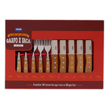 Kit Talheres Churrasqueiro Mor | Kit 12 Peças para Churrasco de Elite