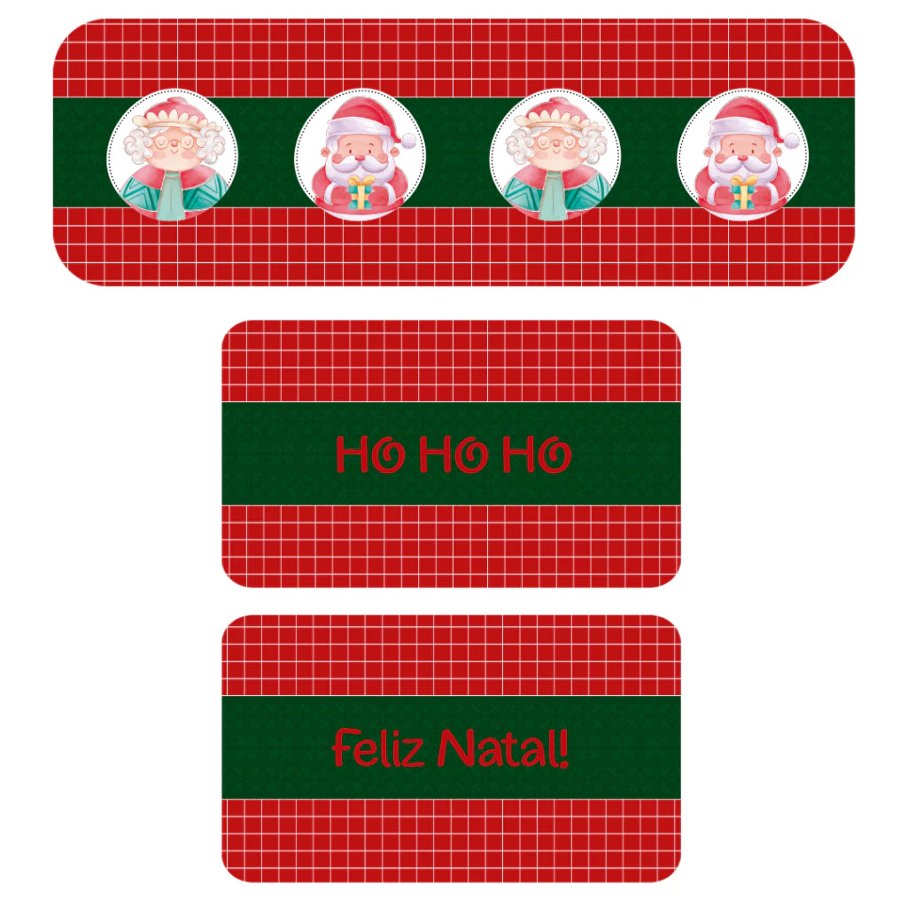 Kit Tapete Natal LuxoClean | Praticidade e Alegria para Receber a Família | Kit 3 Unidades