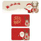 Kit Tapete Natal LuxoClean | Praticidade e Alegria para Receber a Família | Kit 3 Unidades