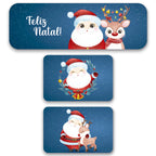 Kit Tapete Natal LuxoClean | Praticidade e Alegria para Receber a Família | Kit 3 Unidades