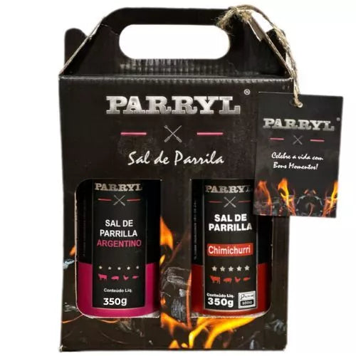 Kit Temperos Gourmet Grill | Sabores Autênticos e Presente Inesquecível | Kit Sal + Tempero à escolha
