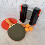 Kit Tênis de Mesa com Rede Retrátil | Diversão Rápida em Qualquer Lugar