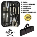 Maleta Churrasco Profissional | Cortes Perfeitos e Utensílios de Alta Durabilidade