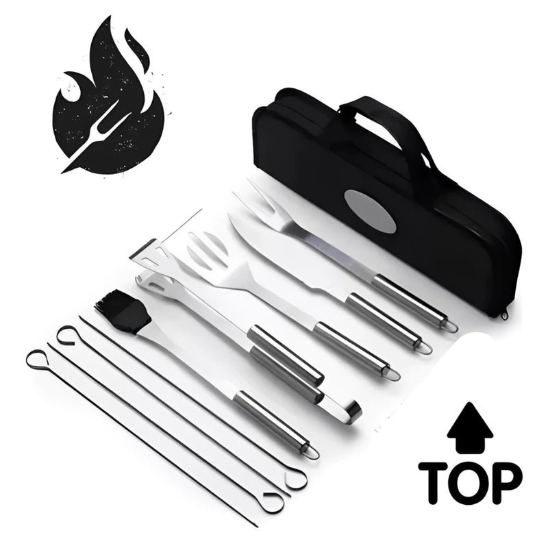 Maleta Churrasco Profissional | Cortes Perfeitos e Utensílios de Alta Durabilidade