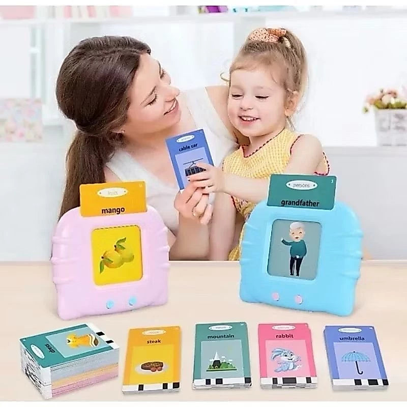 Máquina de Cartões Educativa Bilíngue | Aprenda Português e Inglês Brincando