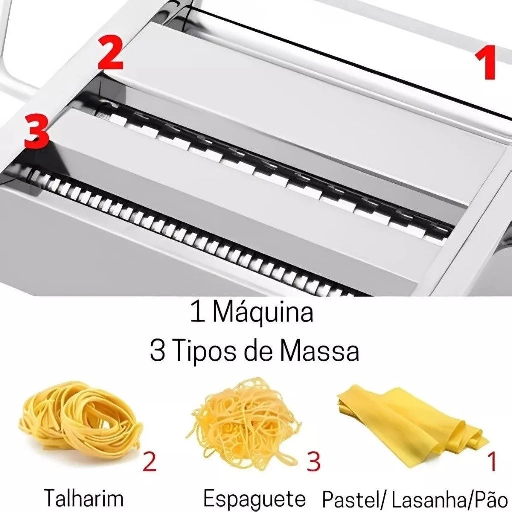 Máquina de Massa ChefGourmet | Massa Fresca e Perfeita Feita em Casa