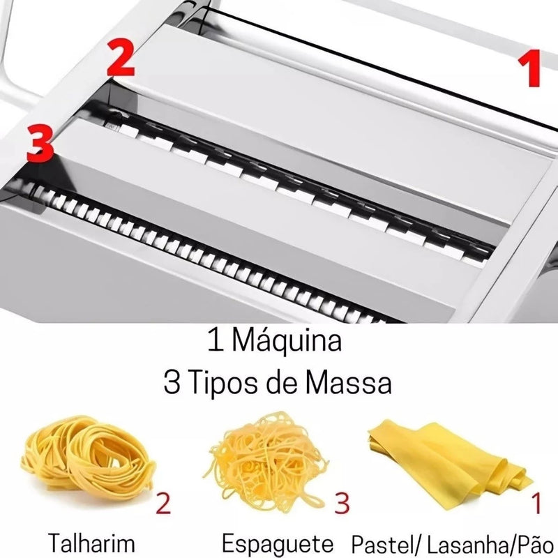 Máquina de Massa ChefGourmet | Massa Fresca e Perfeita Feita em Casa