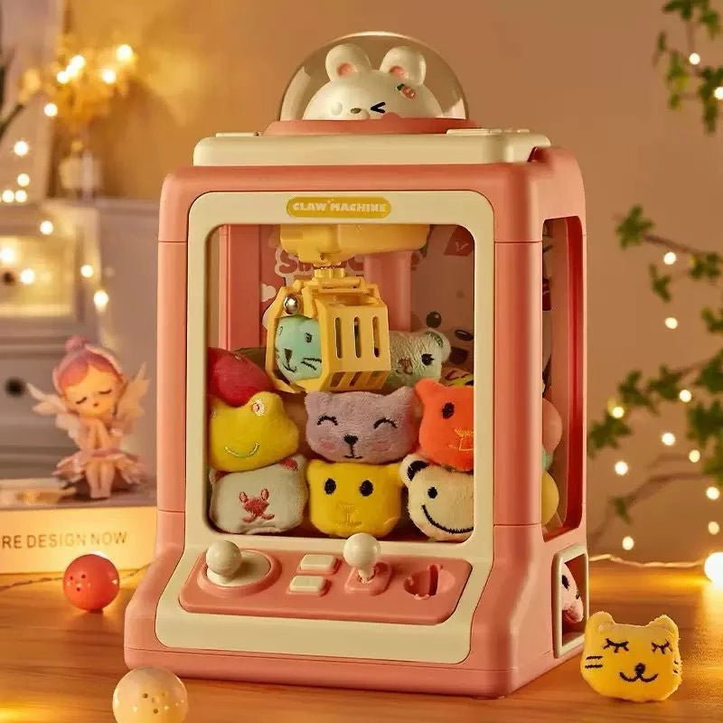 Maquininha de Garra Pega Ursinhos | Brinquedo Infantil com Fichas