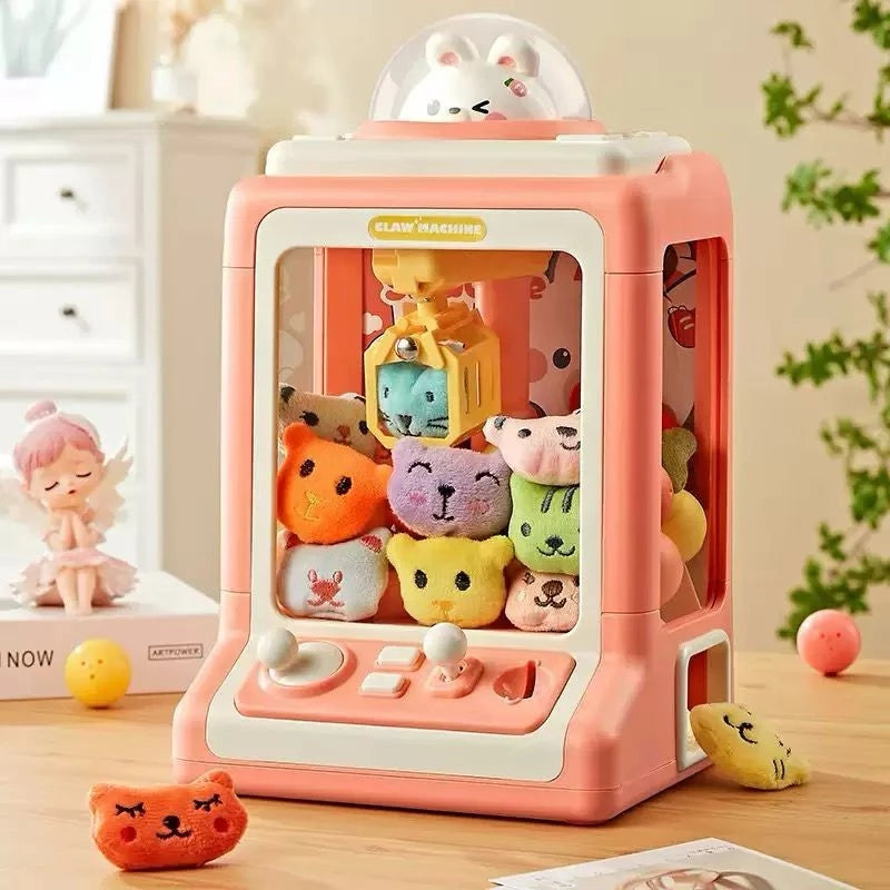Maquininha de Garra Pega Ursinhos | Brinquedo Infantil com Fichas