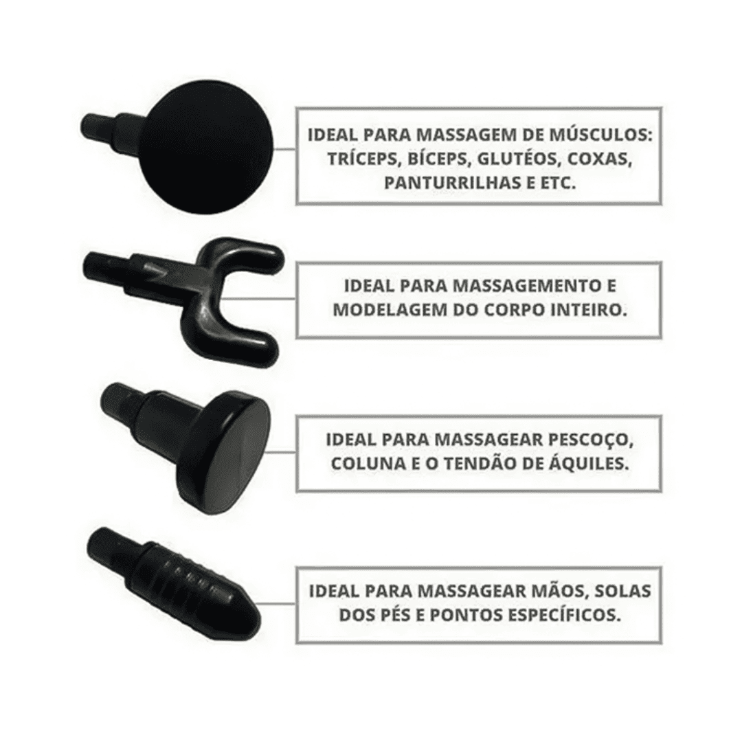 Massageador Portátil | Pistol Pró