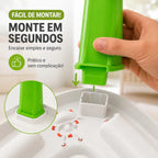Mesa Didática Infantil Interativa | 5 Atividades Educativas | Encaixe e Coordenação Motora | +12 Meses | Unissex