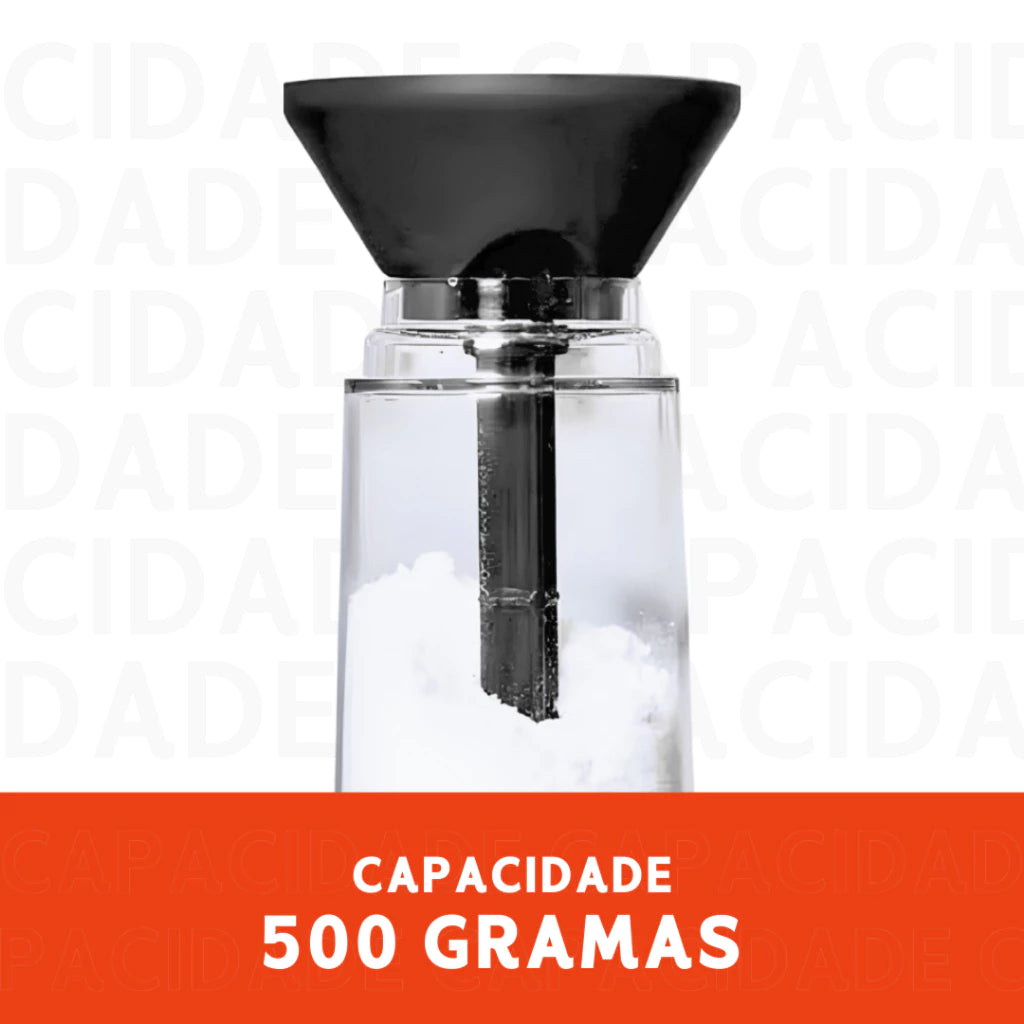Mestre da Tapioca 2 em 1 | Armazena, Peneira e Polvilha com Higiene